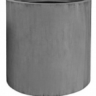 Кашпо Pottery Pots Fiberstone jumbo max grey, серого цвета L размер  Диаметр — 90 см
