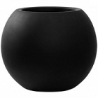 Кашпо Pottery Pots Fiberstone matt black, чёрного цвета beth S размер  Диаметр — 31 см