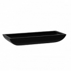 Кашпо Pottery Pots Fiberstone matt black, чёрного цвета pandora S размер Длина — 50 см
