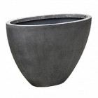 Кашпо Pottery Pots Fiberstone matt grey, серого цвета dorant high M размер Длина — 535 см