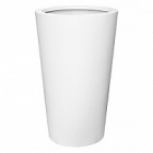 Кашпо Pottery Pots Fiberstone matt white, белого цвета belle XL размер  Диаметр — 77 см