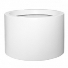 Кашпо Pottery Pots Fiberstone matt white, белого цвета jumbo max mid high L размер  Диаметр — 90 см