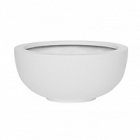 Кашпо Pottery Pots Fiberstone matt white, белого цвета maud S размер  Диаметр — 40 см