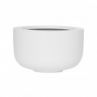 Кашпо Pottery Pots Fiberstone matt white, белого цвета sunny M размер  Диаметр — 33 см