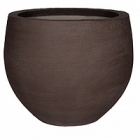 Кашпо Pottery Pots Fiberstone earth jumbo orb s, тёмно-коричневого цвета  Диаметр — 87 см