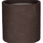 Кашпо Pottery Pots Fiberstone earth max l, тёмно-коричневого цвета  Диаметр — 50 см