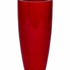 Кашпо Pottery Pots Fiberstone glossy red, красного цвета dax L размер  Диаметр — 37 см