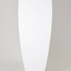 Кашпо Pottery Pots Fiberstone glossy white, белого цвета ace Длина — 60 см