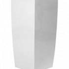 Кашпо Pottery Pots Fiberstone glossy white, белого цвета izy Длина — 38 см