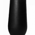 Кашпо Pottery Pots Fiberstone nax M размер black, чёрного цвета  Диаметр — 335 см