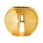 Кашпо Pottery Pots Fiberstone platinum glossy gold, под цвет золота beth XS размер  Диаметр — 26 см