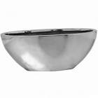 Кашпо Pottery Pots Fiberstone platinum под цвет серебра dorant S размер Длина — 43 см
