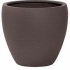Кашпо Pottery Pots Fiberstone revival matt liver bun XL размер  Диаметр — 60 см