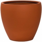 Кашпо Pottery Pots Fiberstone revival matt terracotta bun XL размер  Диаметр — 60 см