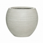 Кашпо Pottery Pots Fiberstone ridged cement abby M размер horizontal  Диаметр — 345 см