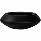 Кашпо Pottery Pots Fiberstone tara black, чёрного цвета XL размер  Диаметр — 100 см