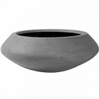 Кашпо Pottery Pots Fiberstone tara grey, серого цвета XL размер  Диаметр — 100 см