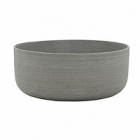 Кашпо Pottery Pots Refined eav XS размер clouded grey, серого цвета  Диаметр — 27 см