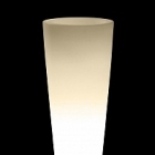 Светящееся Кашпо TeraPlast Schio Cono light outdoor 110 neutral  Диаметр — 45 см
