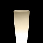 Светящееся Кашпо TeraPlast Schio Cono light outdoor 70 neutral  Диаметр — 30 см