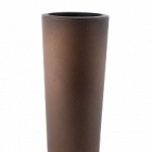 Кашпо TeraPlast Schio Cono 110 bronze, бронзового цвета  Диаметр — 45 см