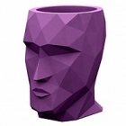 Кашпо Vondom Adan basic purple Длина — 17 см Высота — 18 см