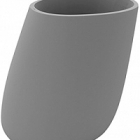 Кашпо Vondom Stone basic oval XL размер antracite Длина — 140 см Высота — 140 см