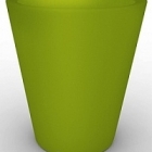 Кашпо Otium olive green Диаметр — 80 см Высота — 99 см