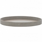 Поддон Pottery Pots Refined gaia M размер clouded grey, серого цвета  Диаметр — 50 см Высота — 5 см