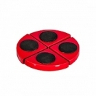 Подножки Fiberstone accessoires glossy red, красного цвета pot feet (4)