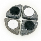 Подножки Fiberstone accessoires laterite grey, серого цвета pot feet (4)
