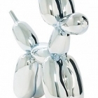 Собака декоративная Fiberstone platinum dog под цвет серебра