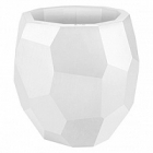 Кашпо Elho Pure® edge white, белого цвета диаметр - 40 см высота - 38 см