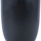 Кашпо Otium amphora black, чёрного цвета диаметр - 35 см высота - 45 см