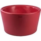 Кашпо Otium basso fp red, красного цвета диаметр - 80 см высота - 43 см