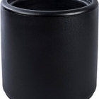 Кашпо Otium cylindrus fp black, чёрного цвета диаметр - 43 см высота - 43 см