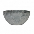 Кашпо Artstone fiona bowl grey, серого цвета диаметр - 25 см высота - 12 см