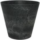 Кашпо Artstone claire pot black, чёрного цвета диаметр - 47 см высота - 47 см