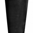 Кашпо Pottery Pots Fiberstone black, чёрного цвета belle XL размер диаметр - 77 см высота - 120 см
