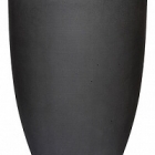 Кашпо Pottery Pots Refined ben L размер volcano black, чёрного цвета диаметр - 40 см высота - 55 см