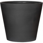 Кашпо Pottery Pots Refined bucket M размер volcano black, чёрного цвета диаметр - 58 см высота - 50 см