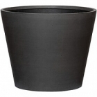 Кашпо Pottery Pots Refined bucket S размер volcano black, чёрного цвета диаметр - 50 см высота - 40 см