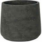 Кашпо Pottery Pots Rough patt XXL размер black, чёрного цвета washed диаметр - 34 см высота - 28.5 см