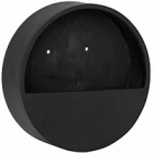Подвесное Кашпо Pottery Pots Natural wally (hanging) XS размер round black, чёрного цвета диаметр - 30 см