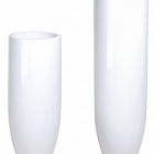 Кашпо Fleur Ami Premium pandora white, белого цвета диаметр - 35 см высота - 90 см