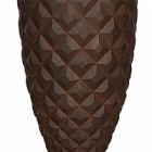 Кашпо Capi Lux heraldry vase elegant 1-й размер rust диаметр - 44 см высота - 69 см
