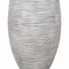 Кашпо Capi Nature rib nl vase vase elegant deLuxe ivory, цвет слоновая кость диаметр - 45 см высота - 72 см