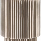 Кашпо Capi Nature vase cylinder groove 1-й размер ivory, цвет слоновая кость диаметр - 8 см высота - 8.5 см