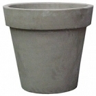 Кашпо Nieuwkoop Terra cotta, терракотового цвета flowerpot grey, серого цвета (handmade) диаметр - 50 см высота - 46 см