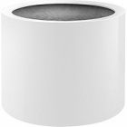 Кашпо Nieuwkoop Argento cylinder shiny white, белого цвета диаметр - 48 см высота - 30 см